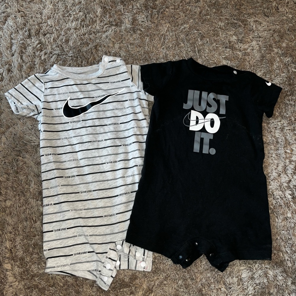 Baby boy Nike rompers